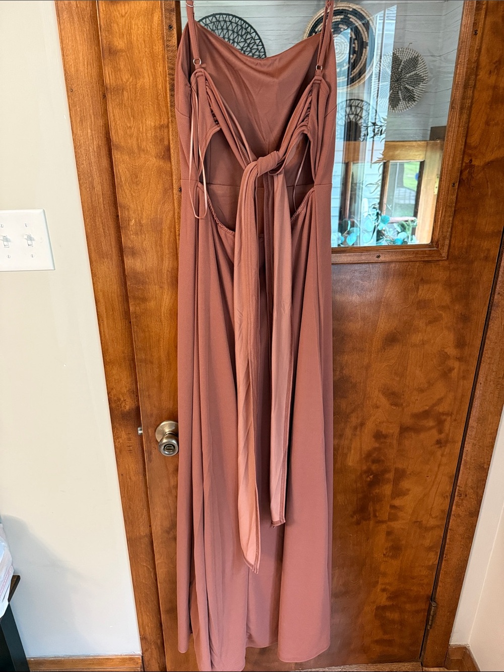 Birdy Grey Rusty Rose Spaghetti Strap Maxi Dress - Picture 3 of 4
